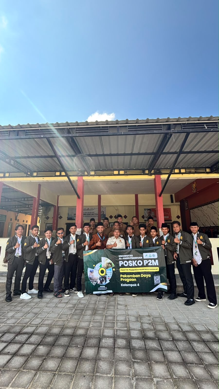 Penyerahan Peserta P2M Kelompok IV di Pakamban Daya