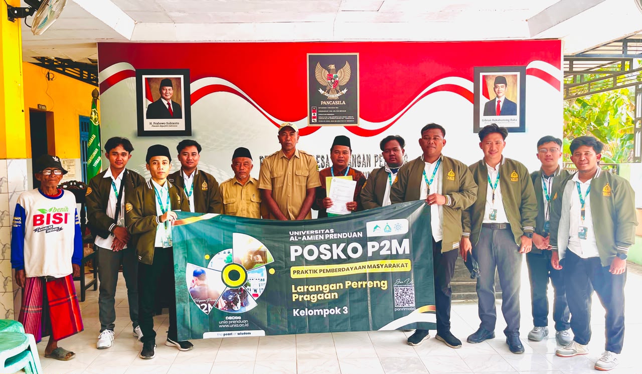 Penyerahan dan Kesiapan Peserta P2M di Desa Larangan Perreng Berlangsung Lancar