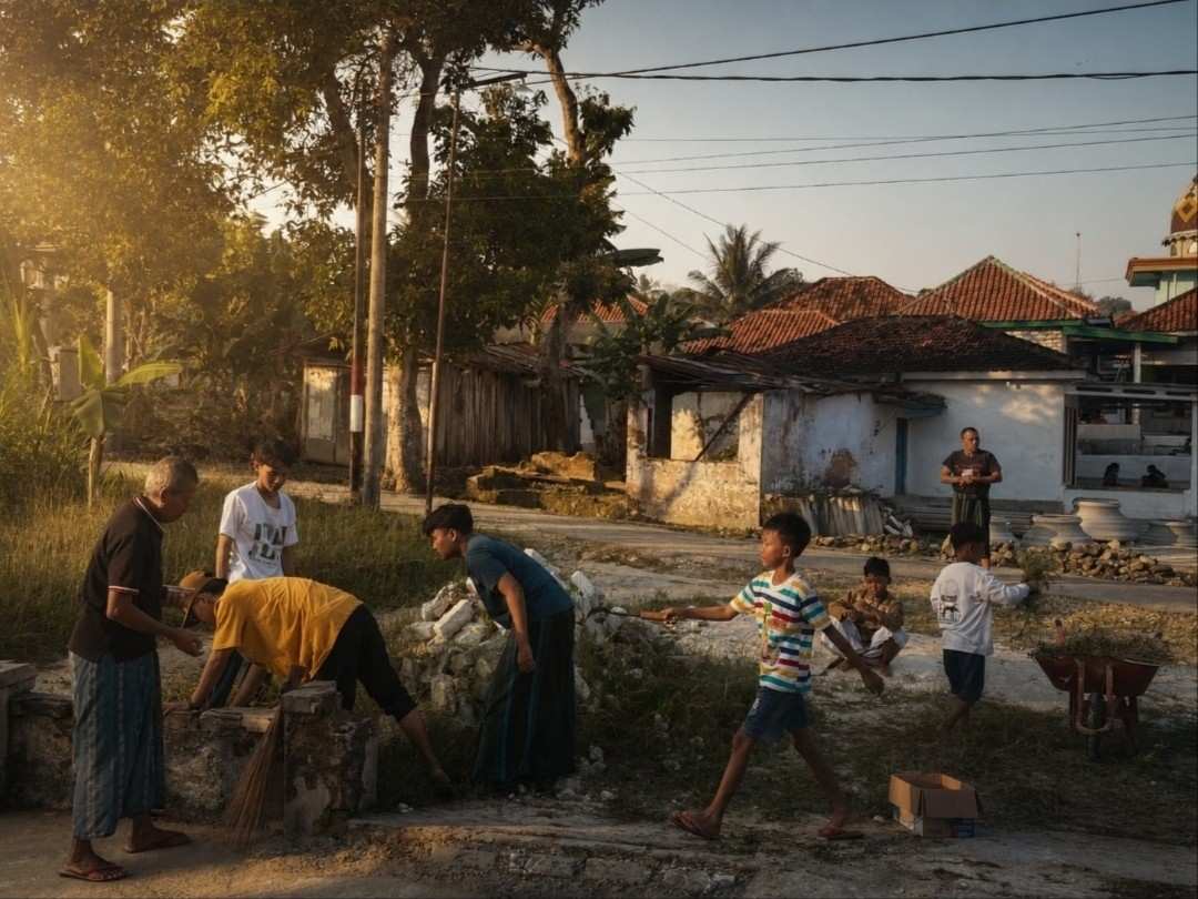 Besih-besih desa bersama masyarakat errabu