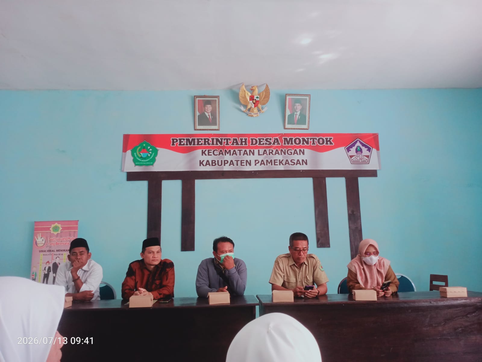 penyerahan peserta P2M kepada desa 