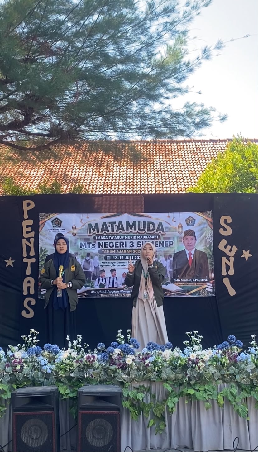 Pidato Dua Bahasa dan Dramatisasi Puisi Semarakkan Penutupan MATAMUDA MTsN 3 Desa Tanjung