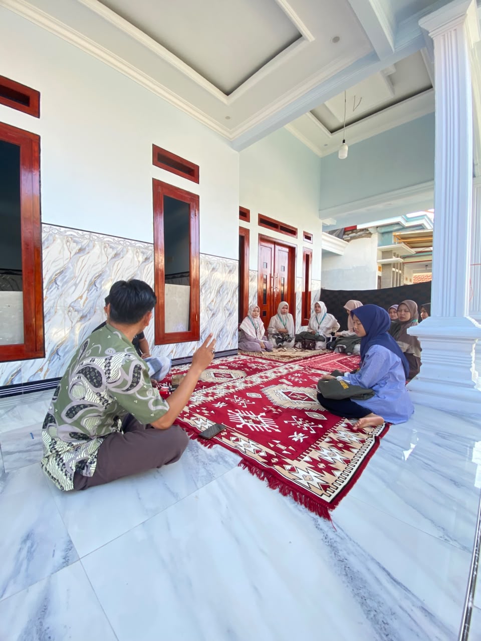 Berkunjung ke kediaman Ustd. Ainu Yakin M.Pd