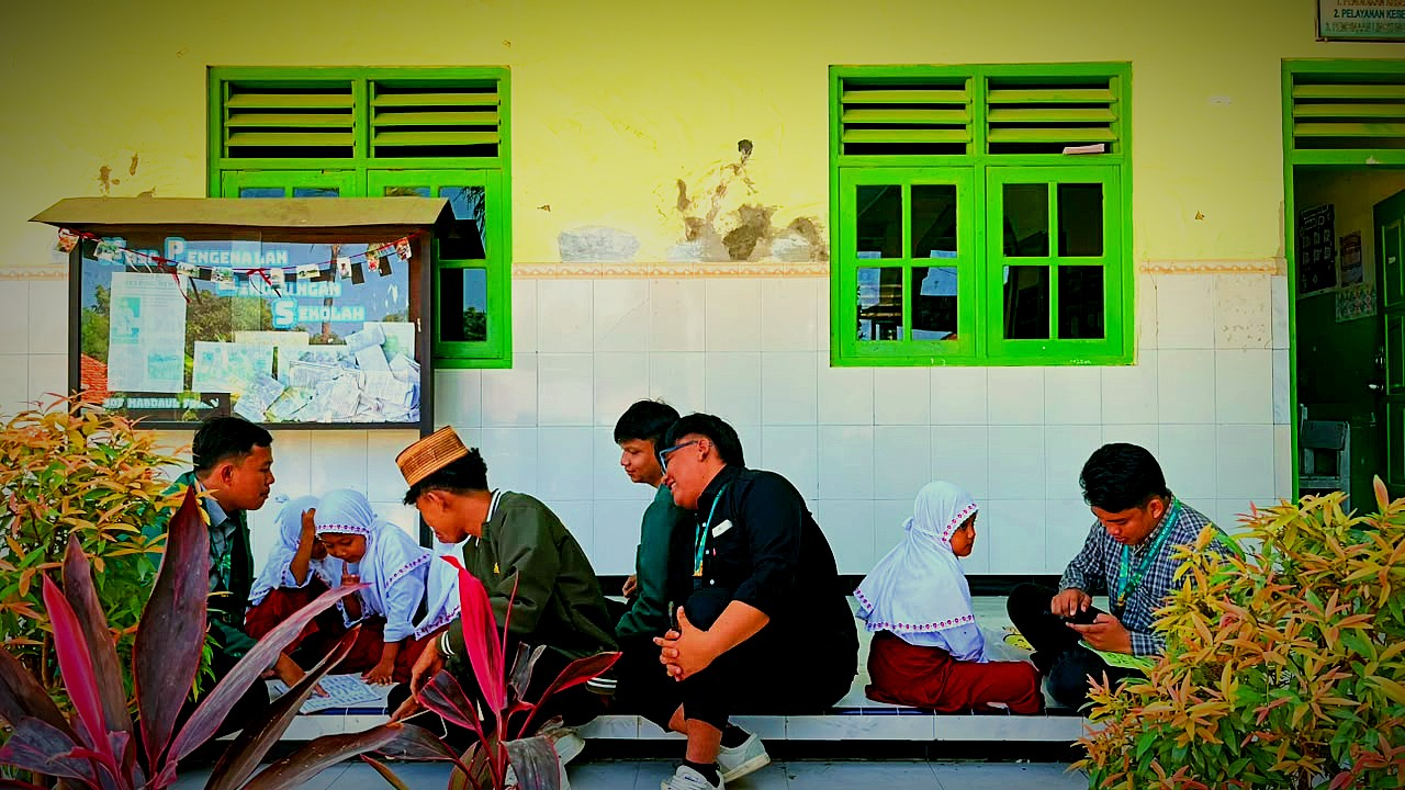 Gerakan literasi hijau & Pojok Baca di SDI Mabda'ul Falah