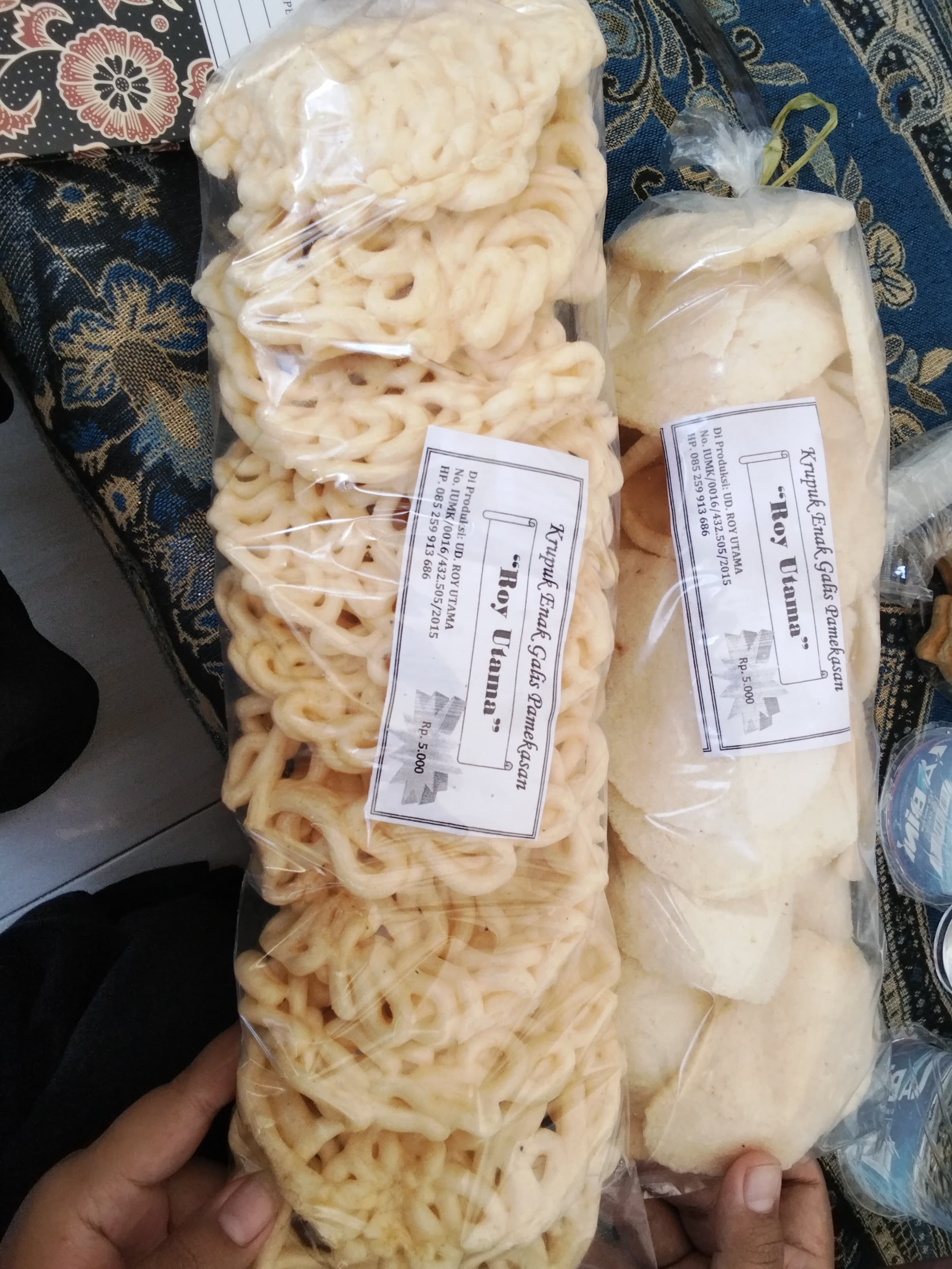 Kerupuk ikan tenggiri UD