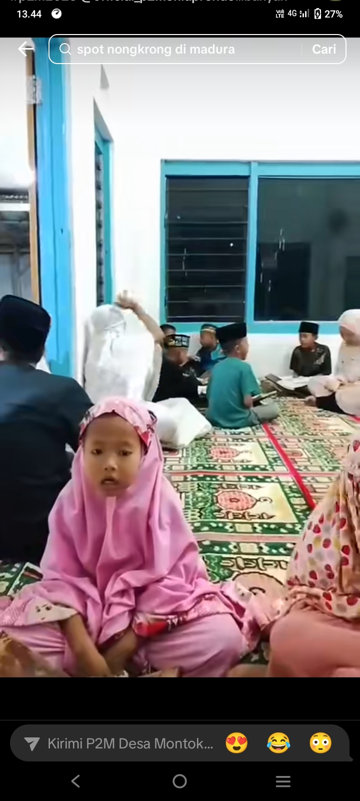 Mahasiswi P2M Laksanakan Pembelajaran Agama di MDT Nurul Ihsan, Santri Antusias Ikuti Kegiatan*