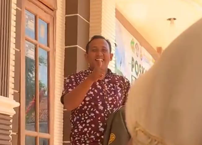 Kunjungan panitia LP2M Minggu pertama bersama bapak Andre 