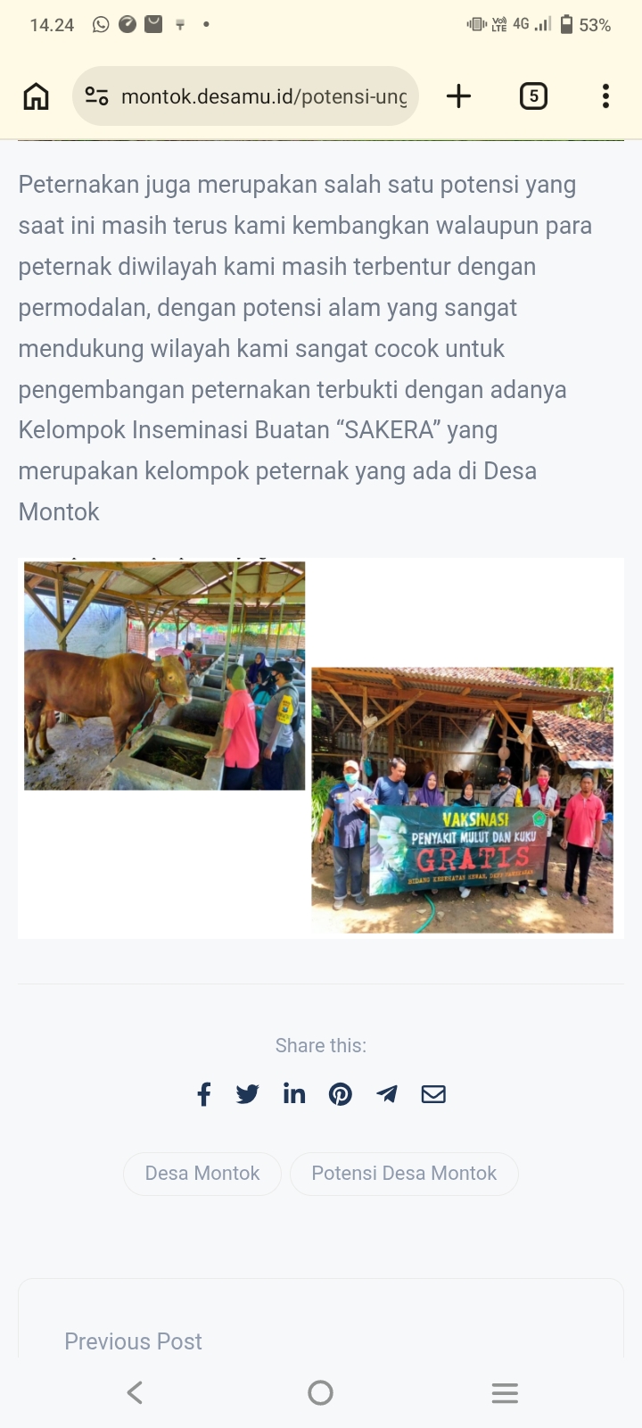 Buruh ternak 