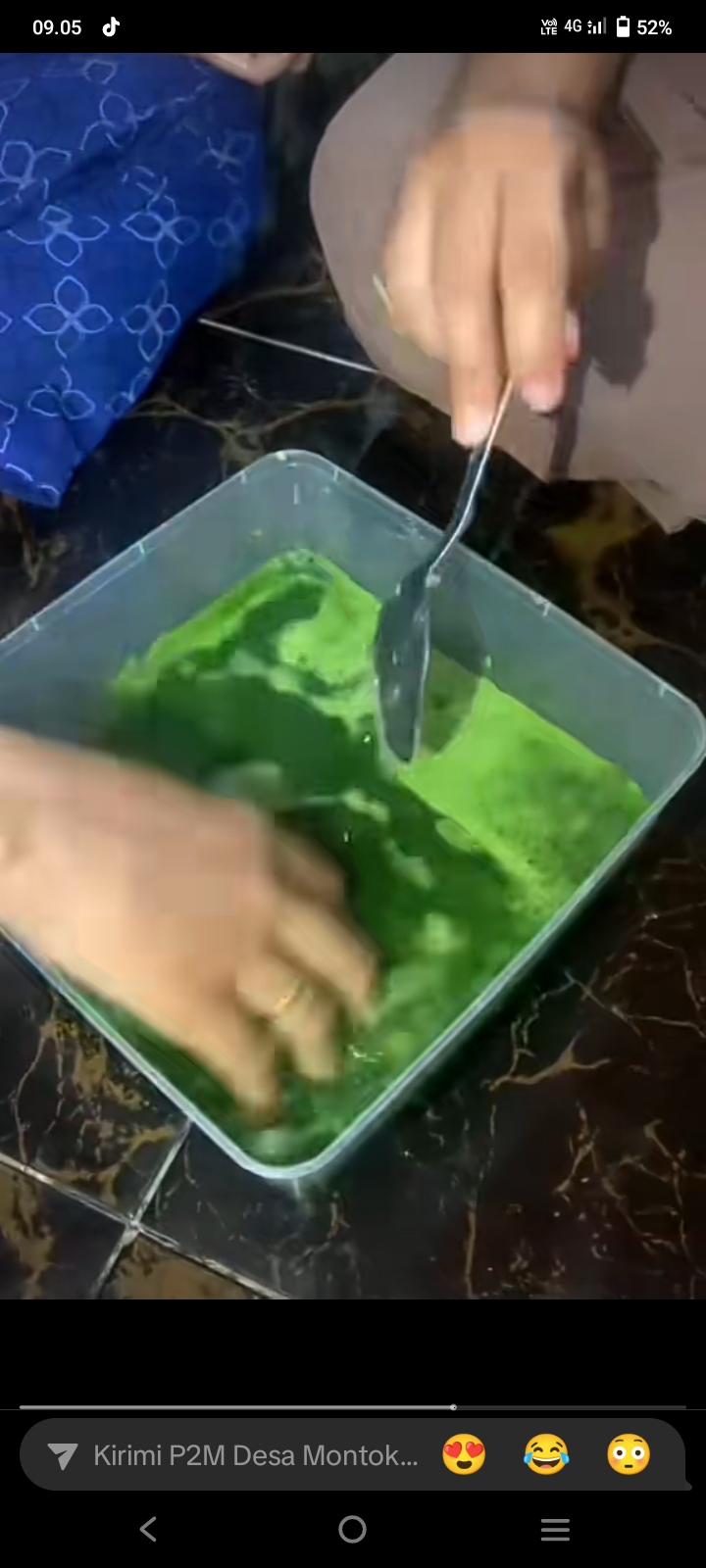 Pembuatan produk sabun cuci pandan
