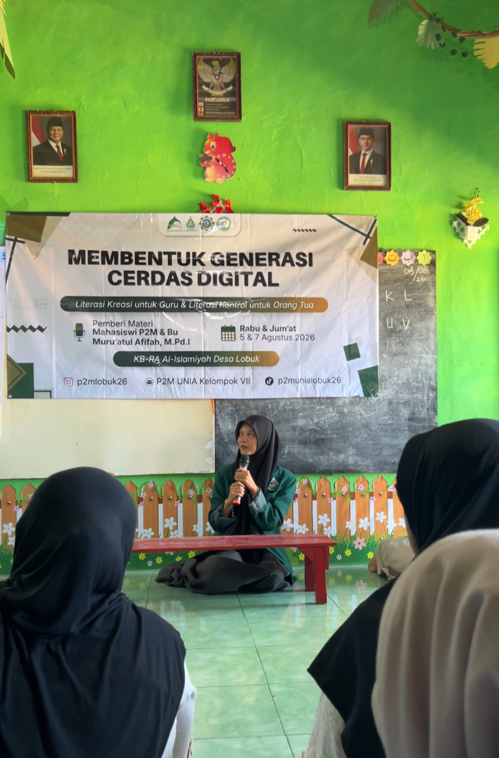Workshop Edukasi Parenting Digital bagi Guru KB RA Al-Islamiyah Lobuk