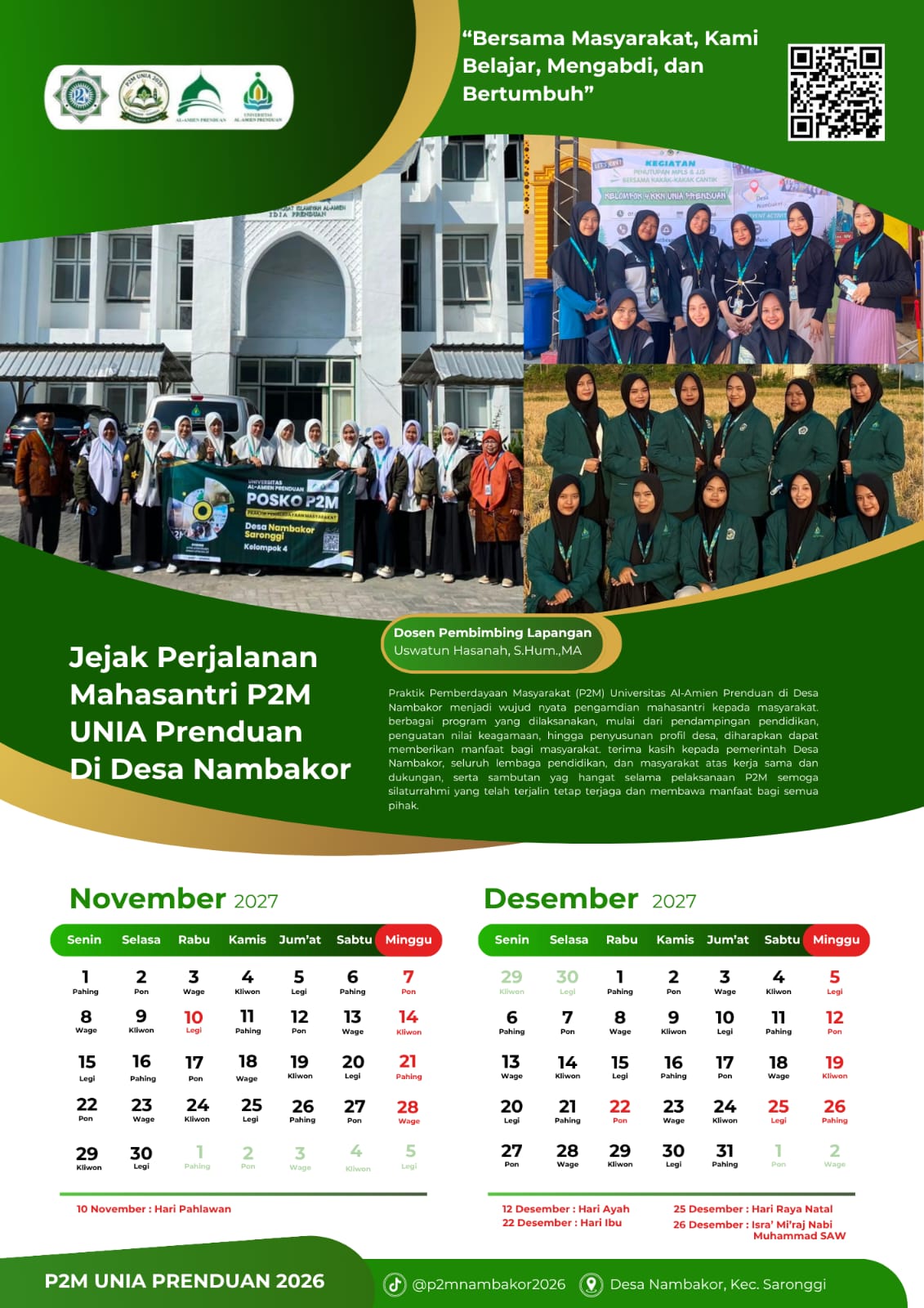 Dokumentasi Pembuatan Kalender